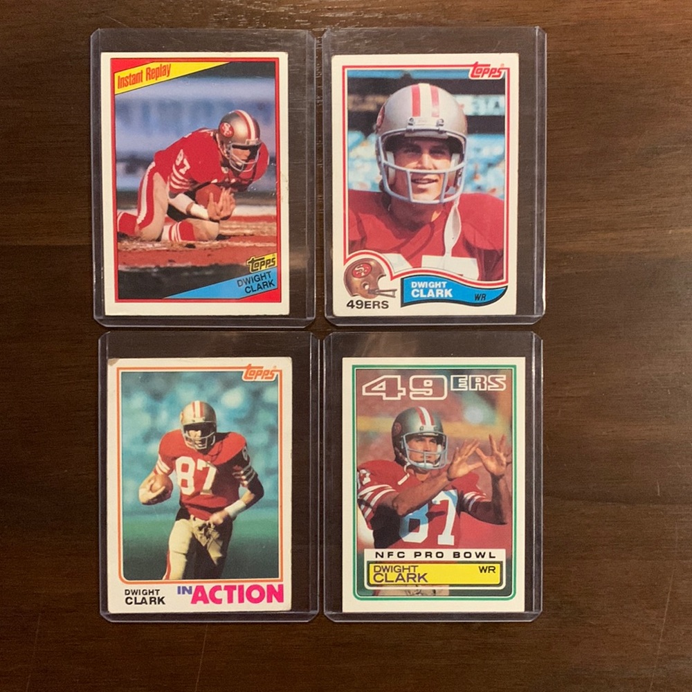 Dwight Clark 4 Card Lot!!!